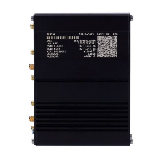 TK-RUTM50, Teltonika industrijski usmjerivač 5G, 5G podzemlje, 6Ghz SA/NSA Dual SIM