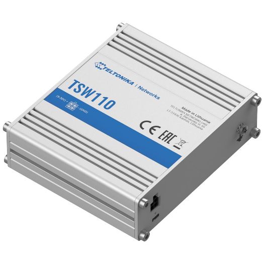 TK-TSW110, Teltonika industrijski neupravljani preklopnik, 5 Ethernet RJ45 gigabitnih portova