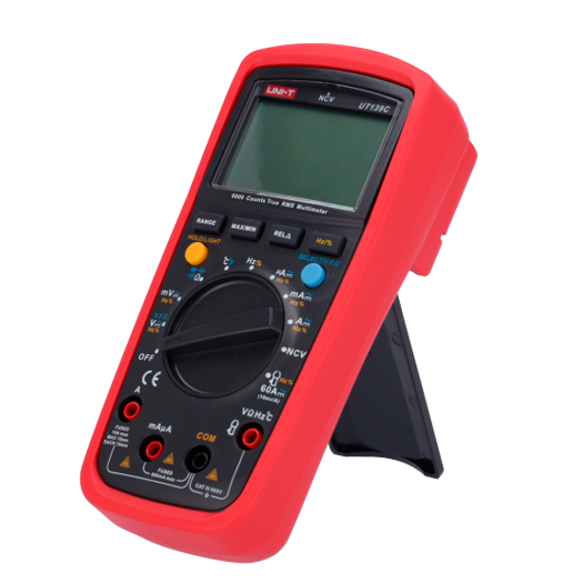 UT139C Digital multimeter with True RMS function   DC and AC voltage measurement up to 600V 
