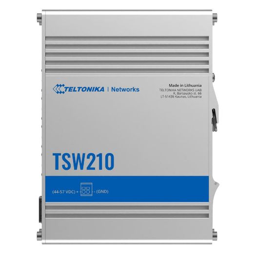 TK-TSW210, Teltonika industrijski neupravljani preklopnik, 8 Ethernet RJ45 Gigabit + 2 SFP Gigabit porta