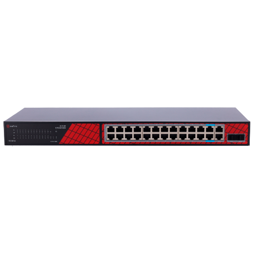 SF-SW2824HIPOE-GF-300 Safire Switch Hi PoE   24 ports + 2 SFP Uplink + 2 Uplink RJ45 