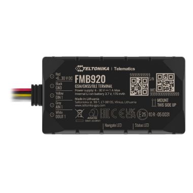 TK-FMB920, Utikač & Praćenje reprodukcije za vozila, Jednostavno povezivanje, Žičani ulazi i izlazi