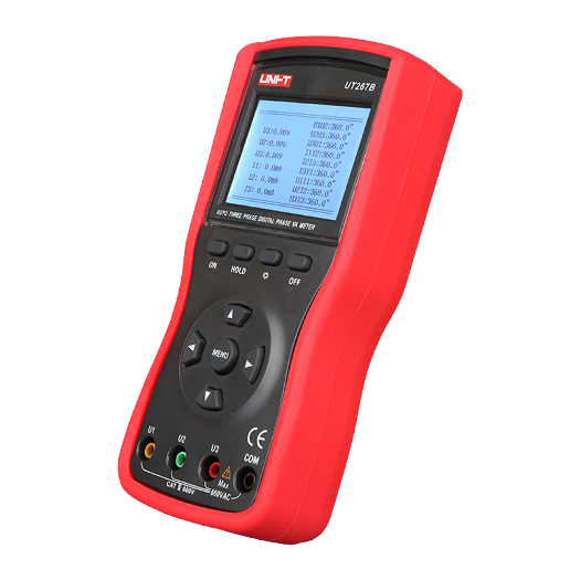 UT267B trofazni klampa-ampermetar   LED zaslon s pozadinskim osvjetljenjem   Mjerenje izmjenične struje do 600 V i 20 A 