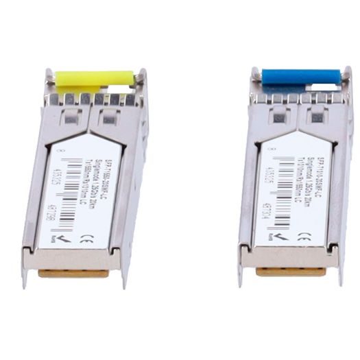 SFP-TR1513-20SMF-LC, Par SFP primopredajnih modula, Tx 1550/1310 nm Rx 1310/1550 nm