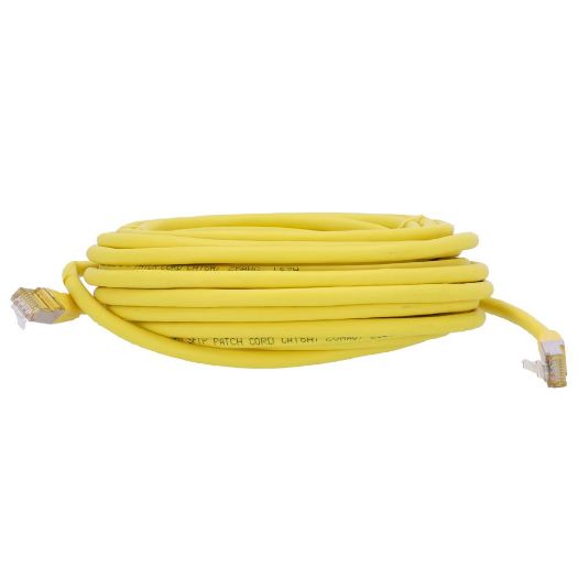 SFTP6A-H-10Y, SFTP kabel, Ethernet, RJ45 konektori, Kategorija 6A, 10 m, Žuta boja