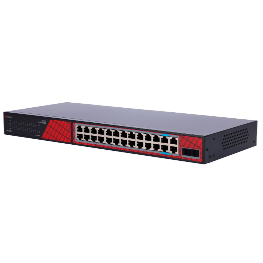 SF-SW2824HIPOE-GF-300 Safire Switch Hi PoE   24 ports + 2 SFP Uplink + 2 Uplink RJ45 