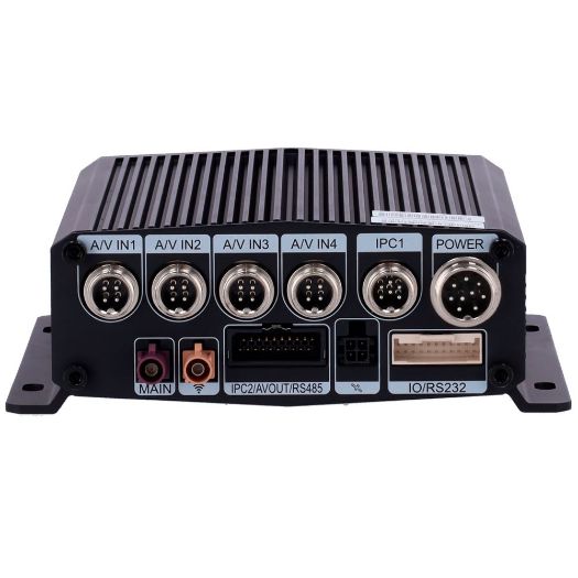 ST-M1N-H0402-GPS4GW-V2, Strimax, NVR snimač za vozilo, 4 kanala AHD i 1 kanal IP / Kompresija H.265/H.264