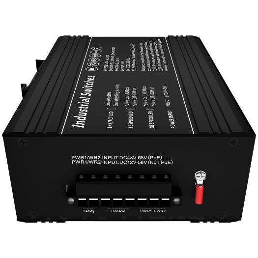 SW1208HIPOE-MGF-240-DIN, Bijela marka PoE Prekidač, Montaža na DIN šinu, 8 gigabitnih portova + 4 gigabitna SFP