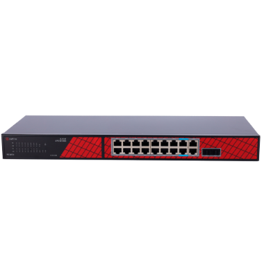 SF-SW2016HIPOE-GF-240 Safire Switch Hi PoE   16 PoE ports + 2 SFP + 2 RJ45 