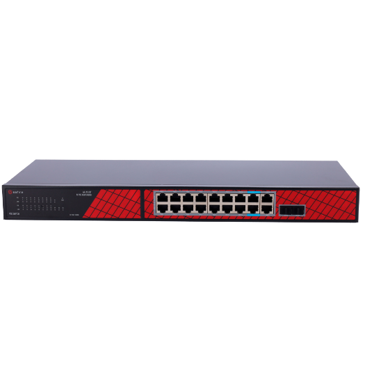 SF-SW2016HIPOE-GF-240 Safire Switch Hi PoE   16 PoE ports + 2 SFP + 2 RJ45 