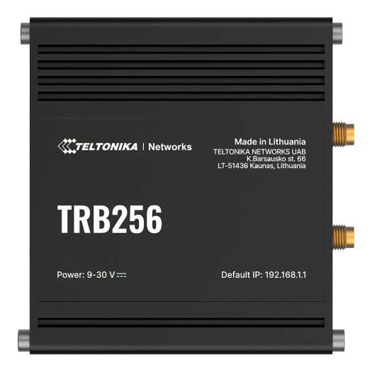 TK-TRB256 Teltonika Gateway 4G Industrial   LTE Cat M1/Cat MB1, NB2/EGPRS (non
