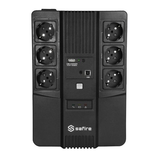 UPS800VA-6, Singl, Fazni linijski interaktivni UPS, Snaga 800VA/480W, Ulaz 220~240 VAC / Izlaz 230 VAC