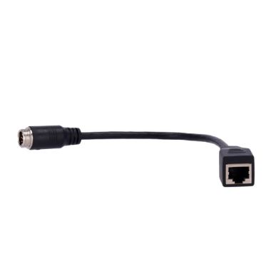 ST-6PINMALE-RJ45, Strimax, Konverzija 6-pin muškog na RJ45 ženski, Duljina 15cm