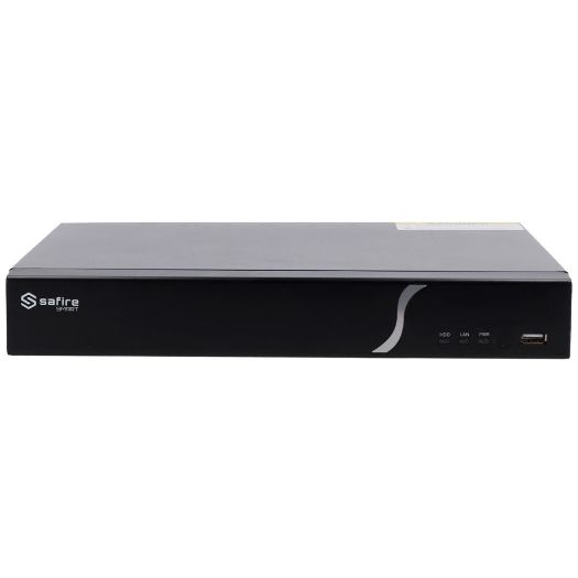 SF-NVR6108-8P-B2, Safire Smart, NVR snimač za IP kamere, Raspon B2, 8CH video / H.265 + Kompresija