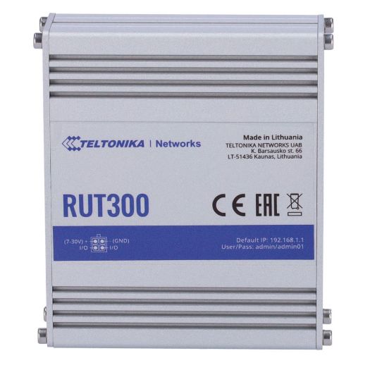 TK-RUT300, Teltonika industrijski ruter, 5 Ethernet portova RJ45 Fast Ethernet