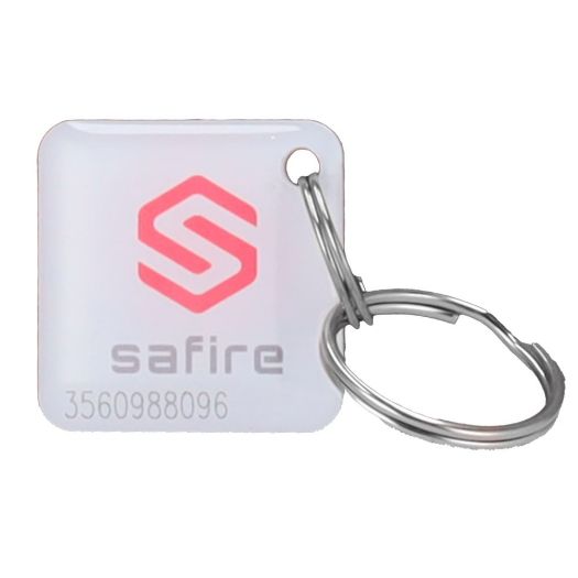 SF-TAG-EM-EPOXY-SQ, Privjesak za ključeve s numeriranim senzorom blizine, Identifikacija putem radija