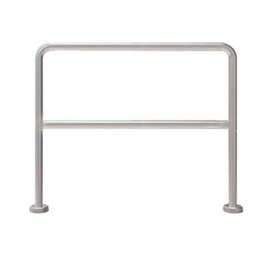 TS-HANDRAIL-120 Stainless steel glass fence   Compatible with turnstiles 