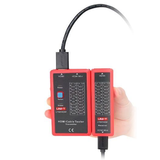 UT681HDMI, Kabelski tester, Provjera statusa HDMI/MINI, HDM kabeli, Evaluacija kratkog