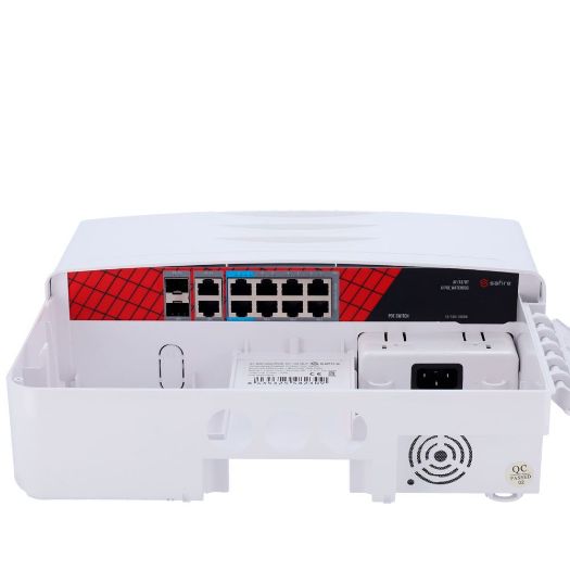 SF-SW1208HIPOE-GF-120-OUT, Safire Outdoor Hi, PoE prekidač, 8 PoE portova + 2 SFP + 2 RJ45