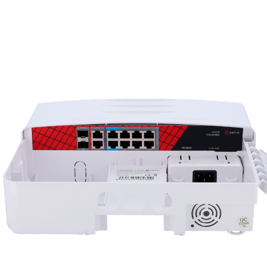 SF-SW1208HIPOE-GF-120-OUT Safire Outdoor Hi PoE Switch   8 PoE ports + 2 SFP + 2 RJ45 