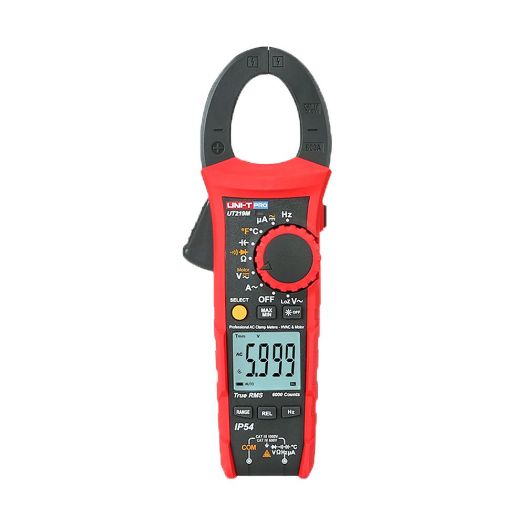 UT219M, Strujna stezaljka, Mjerenje istosmjerne struje do 1000V, Mjerenje u izmjeničnoj struji do 1000V i 600A
