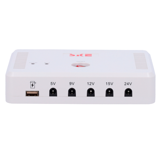 UPS-DC5V-24V-12AH Rechargeable battery   Input 12.7 VDC   Outputs 5/9/12/19/24 V 