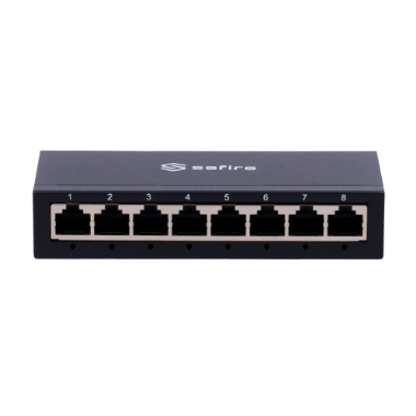SF-SW08-G-M Safire Desktop Switch    8 ports Gigabit   Speed 10/100/1000Mbps 