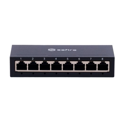 SF-SW08-G-M, Safire Desktop Switch, 8 gigabitnih portova, Brzina 10/100/1000Mbps