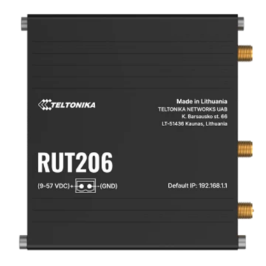 TK-RUT206 Teltonika Router 4G Industrial   2 Ethernet ports RJ45 Fast Ethernet 