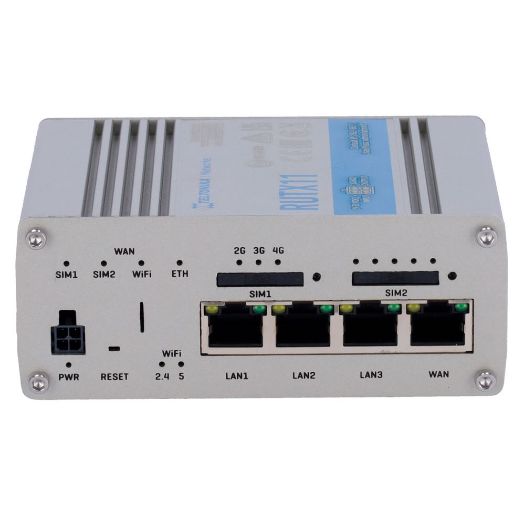 TK-RUTX11, Teltonika usmjerivač 4G Industrijski, Dvostruka SIM kartica 4G Kat. 6 Kat.