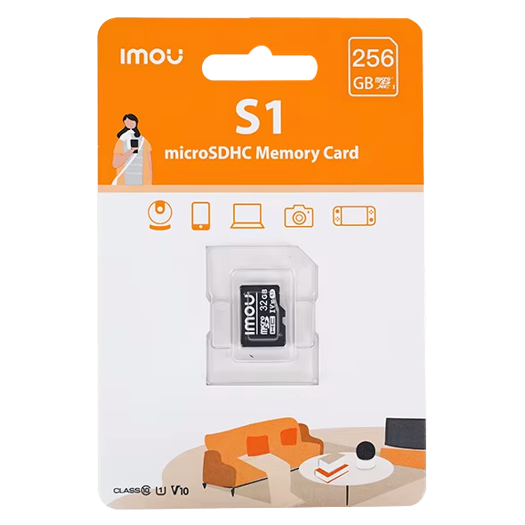 ST2-256-S1-IMOU Imou Micro SD memory card Class 10 256GB   Compatible for surveillance cameras 
