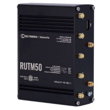 TK-RUTM50, Teltonika industrijski usmjerivač 5G, 5G podzemlje, 6Ghz SA/NSA Dual SIM