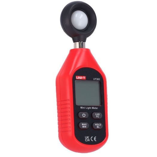 UT383, Ruka, mjerač osvijetljenosti, Pozadinsko osvjetljenje zaslona, Visoka stopa uzorkovanja