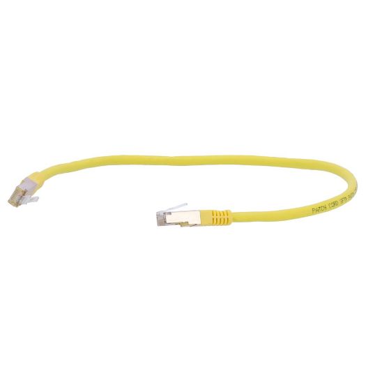 SFTP6A-H-1Y, SFTP kabel, Ethernet, RJ45 konektori, Kategorija 6A, 1 m, Žuta boja