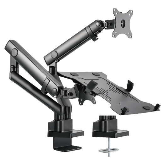 TVM-1732DESK-FLEX-PCDUAL Držač za prijenosno računalo i monitor/TV   Montaža na stol 