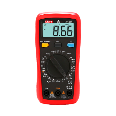 UT133B Handheld Digital Multimeter   DC and AC voltage measurement up to 600V 