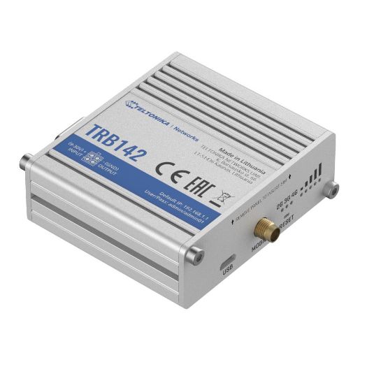 TK-TRB142, Teltonika Gateway 4G Industrijski, 4G Kat. 1 / 3G / 2G, Luka RS232