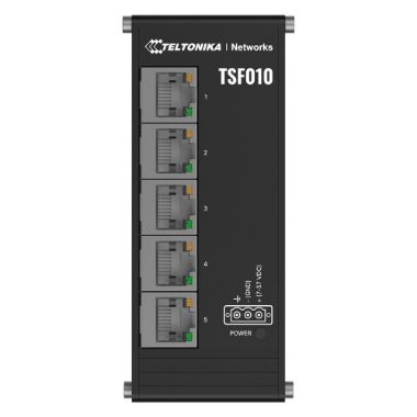 TK-TSF010, Teltonika industrijski neupravljani preklopnik, 5 Ethernet portova RJ45 Fast Ethernet