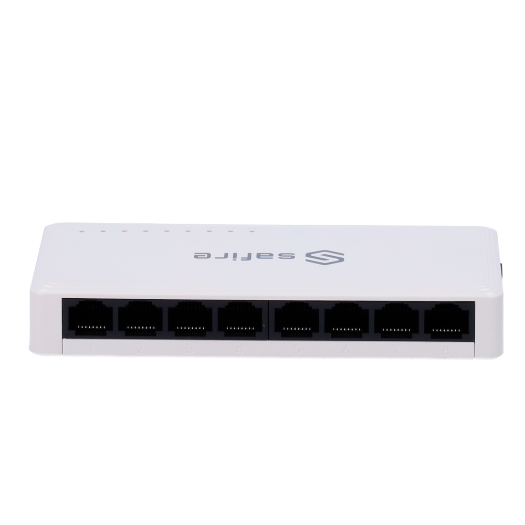 SF-SW08-G Safire   Desktop Switch   8 ports Gigabit   Speed 10/100/1000Mbps 