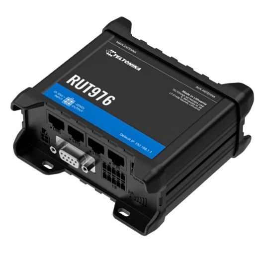TK-RUT976, Teltonika Router 5G RedCap Industrial, 4 Ethernet porta RJ45 Fast Ethernet