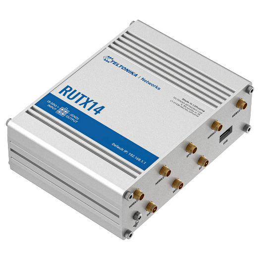 TK-RUTX14 Teltonika Router 4G Industrial   Modem 4G Cat 12 Dual SIM    WiFi 5 