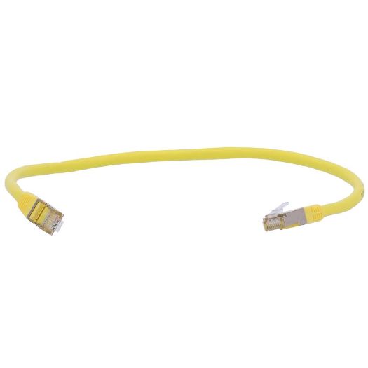 SFTP6A-H-1Y, SFTP kabel, Ethernet, RJ45 konektori, Kategorija 6A, 1 m, Žuta boja