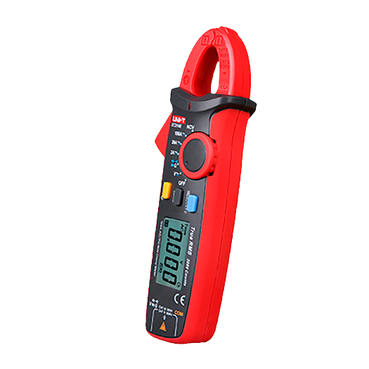 UT210D Mini clamp ammeter   DC and AC measurement up to 600V and 200A   Measures resistance, frequency and capacitance 