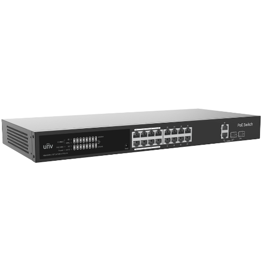 UV-NSW3000-17GT1GP1GC-LPOE-IN Uniview Manageable Cloud PoE Switch   16 PoE802.3af/at + 2 uplink RJ45 + 2 SFP 