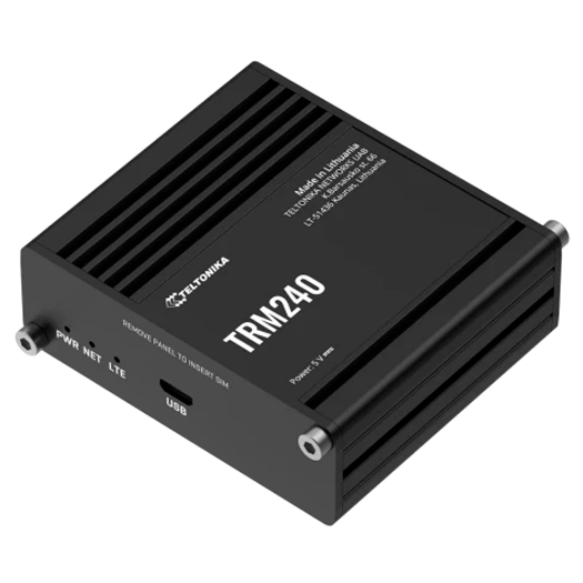 TK-TRM240 Teltonika Modem 4G Industrial   4G Cat 1 / 3G / 2G   Micro USB connector 