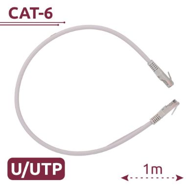 UTP6-H-1W, Safire UTP kabel, Ethernet, RJ45 konektori, Kategorija 6, 1 m