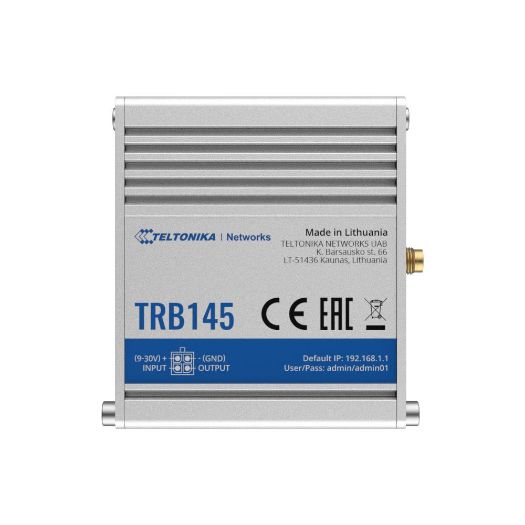 TK-TRB145, Teltonika Gateway 4G Industrijski, 4G Kat. 1 / 3G / 2G, RS485 priključak