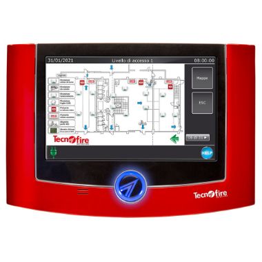 TF-TFT-7SC, Grafička ploča za upravljanje i kontrolu repetitora, TFT 7, do 32 grafičke karte
