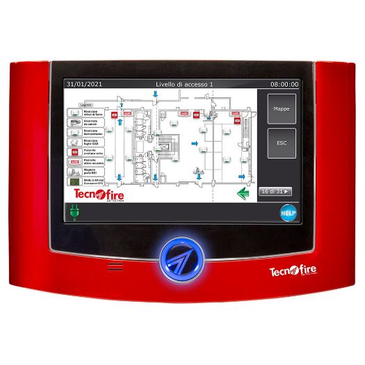 TF-TFT-7SC, Grafička ploča za upravljanje i kontrolu repetitora, TFT 7, do 32 grafičke karte
