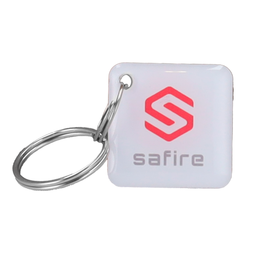 SF-TAG-MF-EPOXY-SQ Numbered proximity TAG key ring   Identification by radio